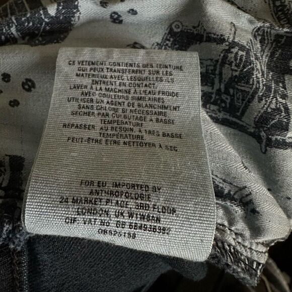 Pilcro Anthropologie Lace Up Dark Wash Jeans size 32 - Picture 6 of 7